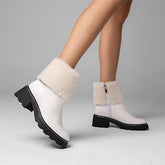 Bota Chelsea Bear Tratorada E Pelo Branco 35 -486010 Carrano